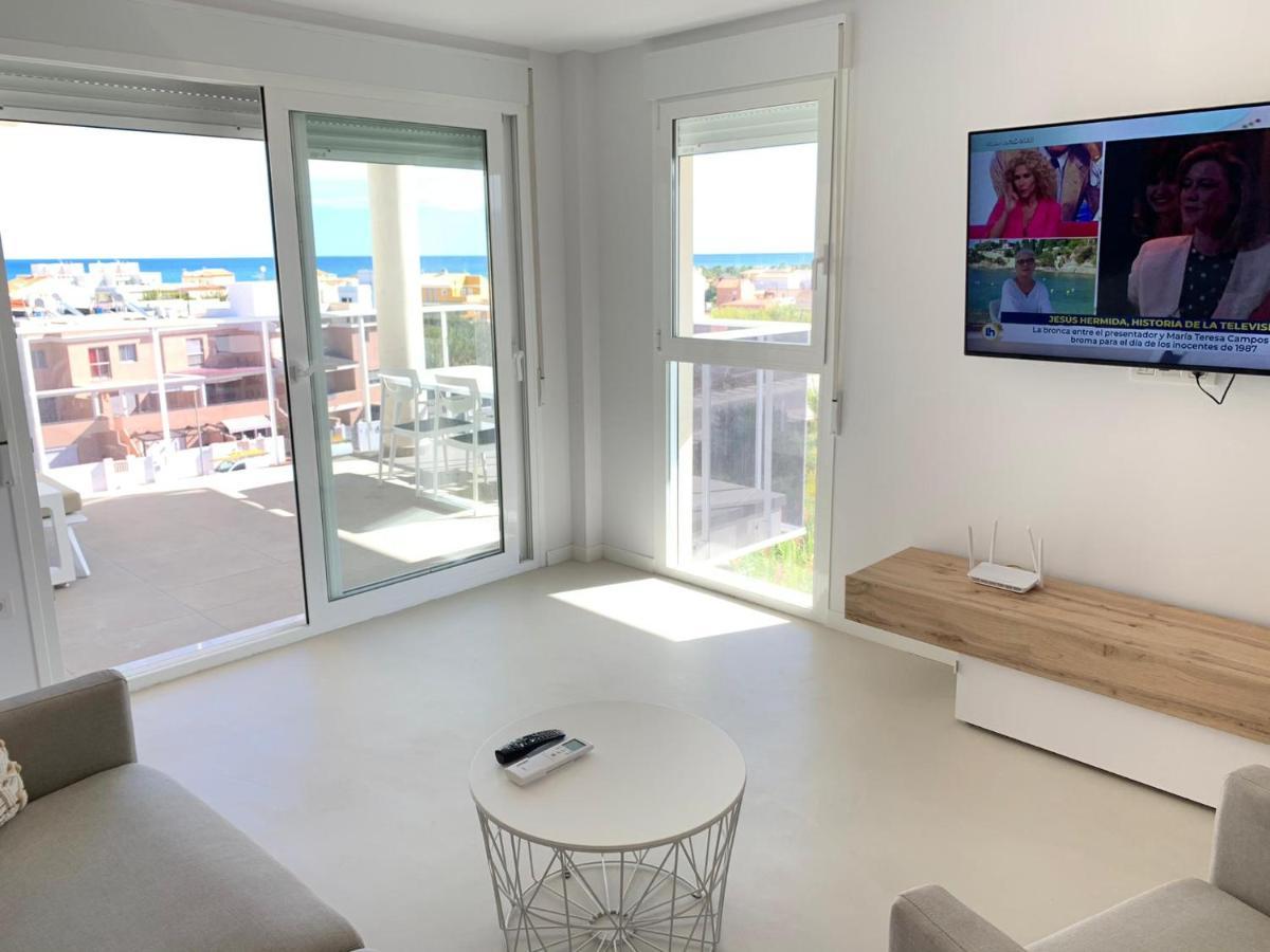 Beautiful Apartment With Pool Near The Beach Oliva Exteriér fotografie