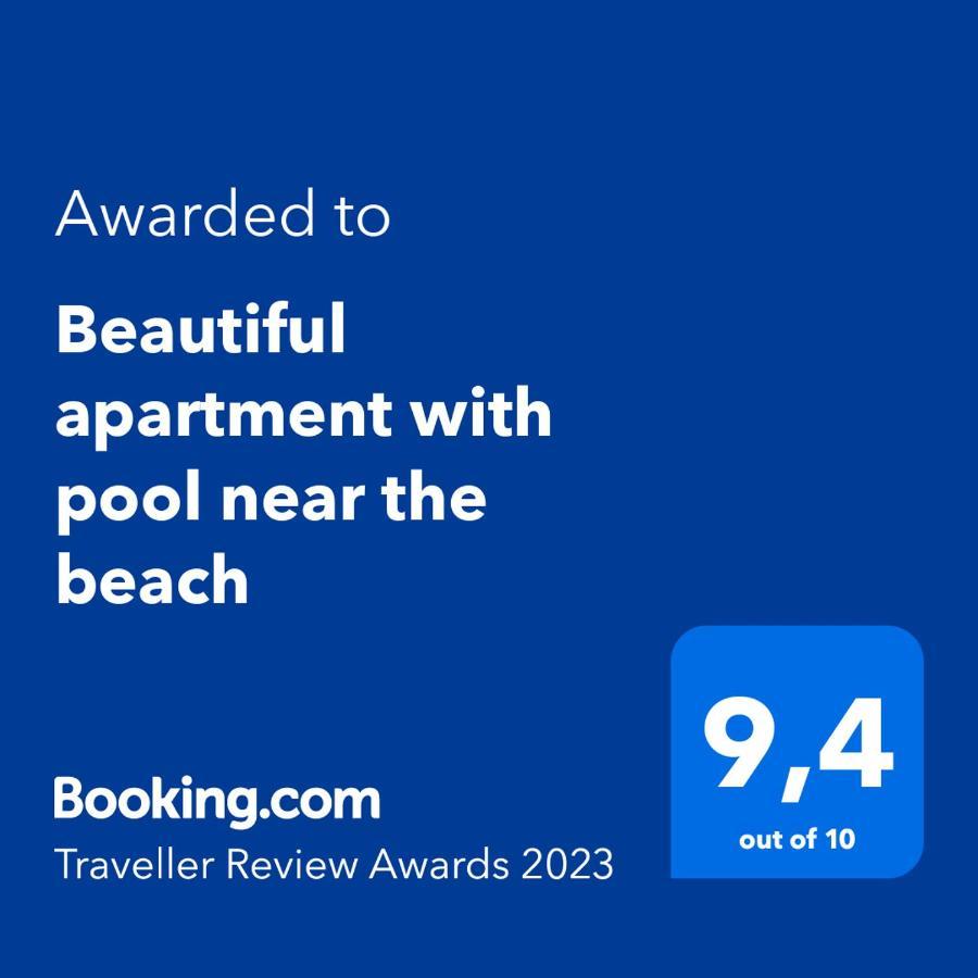 Beautiful Apartment With Pool Near The Beach Oliva Exteriér fotografie